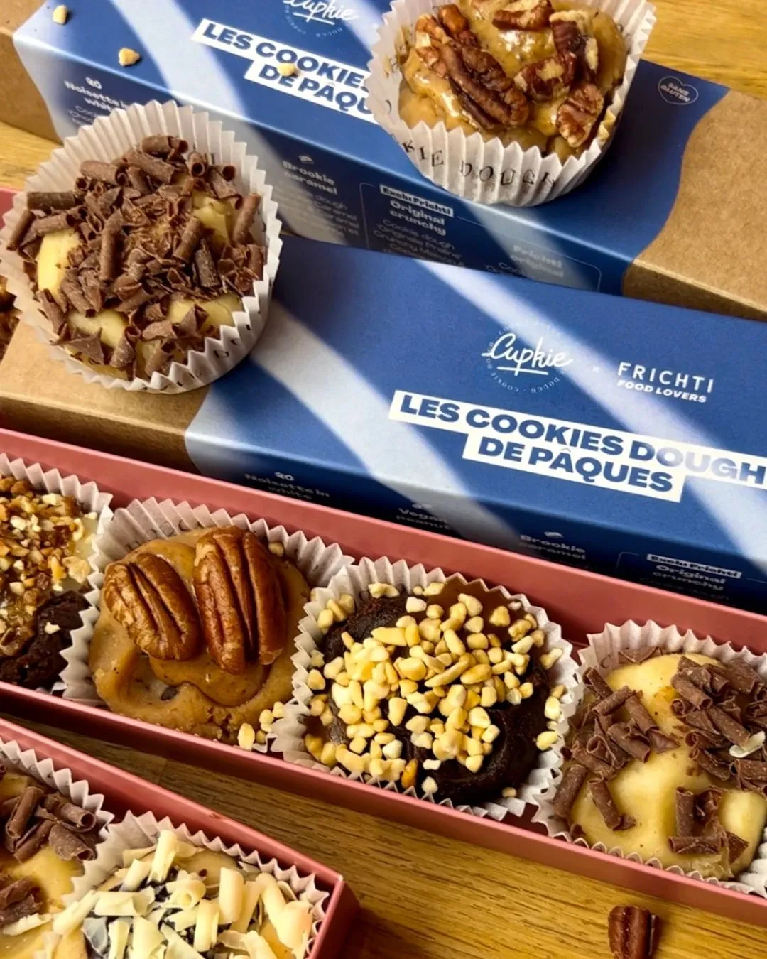 Coffrets de bouchées Cupkie x Frichti pour Pâques
