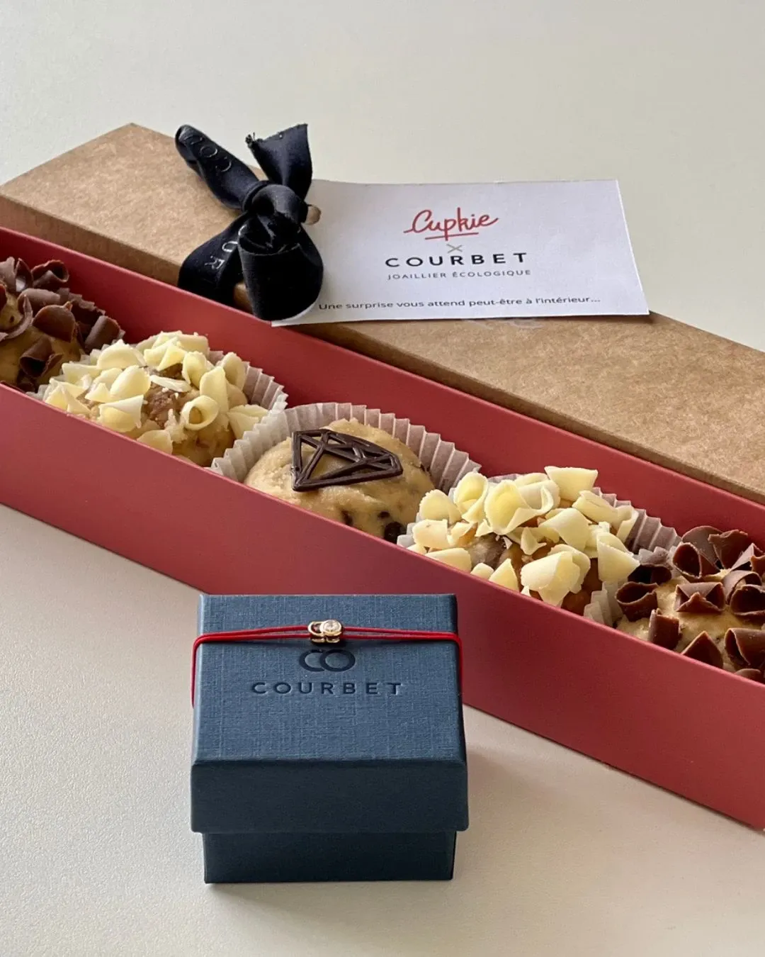 Coffret de bouchées Cupkie x Courbet