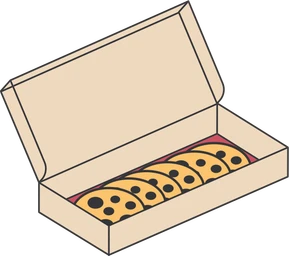 Boîte de 6 cookies