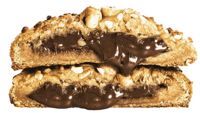 Cookie pralin fourré Nutella
